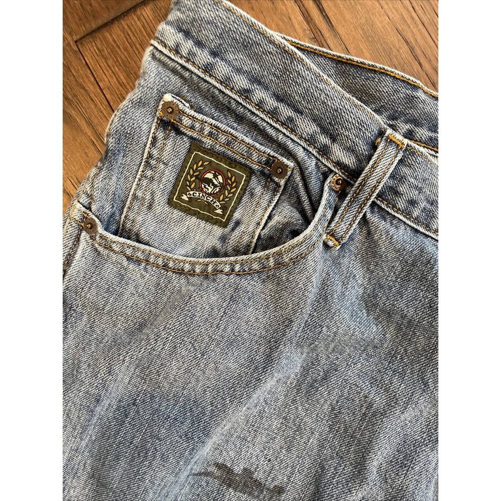 CINCH GREEN Label Relaxed Dark Blue Denim Jeans Tapered Mens 44x34